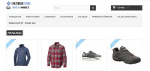 web de columbia store lugo tienda online por xeral.net